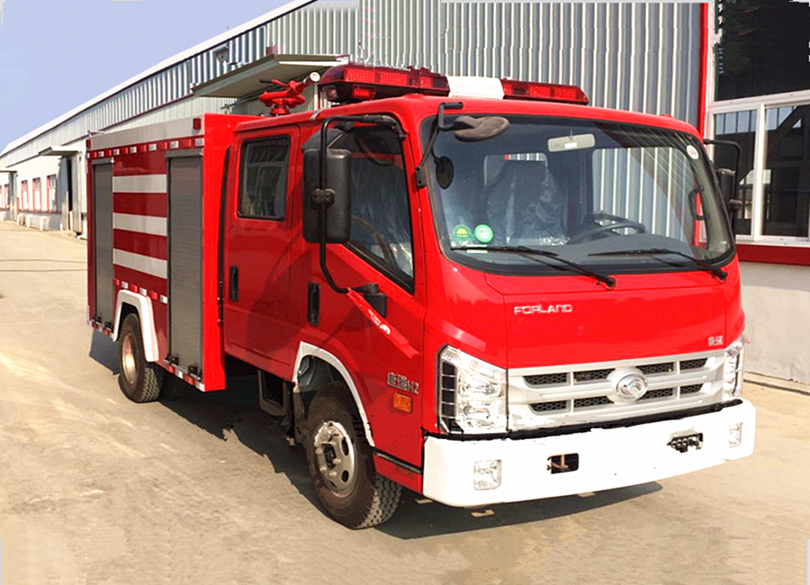 4吨福田水罐消防车BJ5073XXH-AD救险车厂家4吨消防
